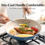 Redchef Nonstick Frying Pan Skillet, Ceramic Non-Stick Saute Pans, 9.5 inch - Image 7