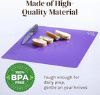 Extra Thick Flexible Cutting Board Mats Set of 6 - Image 6