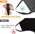 Gotega Waterproof Rubber Vinyl Apron Adjustable Dishwasher Apron - Image 3