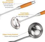FJNATINH Soup Ladle, Stainless Steel Ladle - Image 4