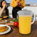 Water Pitcher with Lid 1 Gallon Pitcher, Freezer/Dishwasher Safe, BPA Free & - Image 7