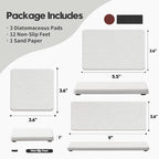 Razborci 3PCS Bathroom Sink Vanity Trays, Quick Stone Drying Mat Dish Soap - Image 4