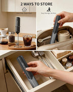 CIRCLE JOY Rechargeable Milk Frother Hanheld - Image 6