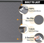 TigeJoy 34" x 19" Under Sink Mats - Image 4