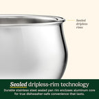 Cuisinart PureClad™ Triple Ply Stainless Steel 4.5 Qt. Dutch Oven w/Cover - Image 6