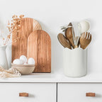 Large Utensil Holder for Kitchen Counter, Ceramic Kitchen Utensil Crock - Image 6