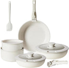 12 Pcs Pots and Pans Set, Non-Stick Pots and Pans Set, by RayBear