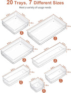 SMARTAKE 20-Piece Drawer Organizer - Image 2