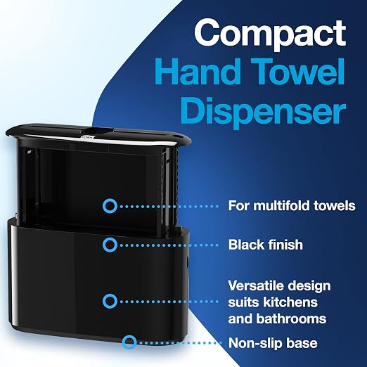 Tork Xpress Paper Towel Dispenser and Tork Extra Soft Multifold Hand Towel White - Image 4