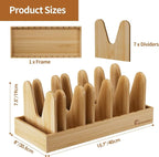 Housolution Bamboo Pot and Pan Organizer - Image 6