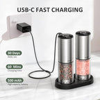 Rechargeable Electric salt and pepper grinder set - Image 3