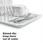OXO Good Grips Compact Dish Rack Biscuit | - Image 4