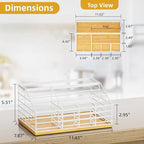 Metal Paper Plate Holders Dispenser, Disposable Paper Plate Utensil Holder - Image 5