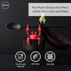 OTOTO Red The Crab Silicone Utensil Rest - Image 2