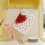 Valentines Day Dish Drying Mat 18 x 24 inch Red Hearts Decorative Drying Mats - Image 5