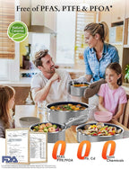 DUXANO Ceramic Pots and Pans Set Non Stick, 2026 Upgraded Hybrid Frypan - Image 6