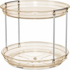 LAMU 2 Tier Lazy Susan Turntable Organizer 10.6'' Rotating Spice Rack - Image 9