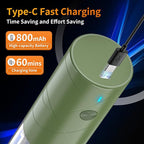 2Pack Electric Salt and Pepper Grinder Set USB Rechargeable - Image 4
