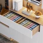 Joyoldelf Sock Drawer Organizer Underwear Organizer, 24 Cell Collapsible Closet - Image 2
