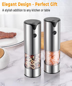 Rechargeable Electric Salt and Pepper Grinder Set - Image 6