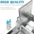 3Pcs Mini Cheese Grater, Professional Box Grater, Stainless Steel - Image 4