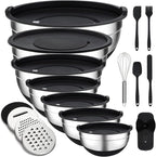 Unokit Mixing Bowls with Lids Set by Unokit