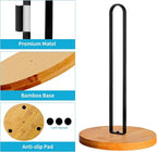 TONLEA Wooden Paper Towel Holder Countertop, Kitchen-Towel-Holder FreeStanding - Image 5