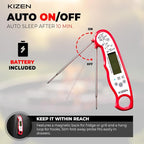 KIZEN Instant Read Meat Thermometer Digital - Image 5