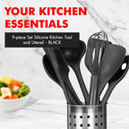 Chef Craft - Premium Silicone Kitchen Tools and Utensils Set, Non-Scratch - Image 2
