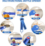 7 in 1 Jar Opener Bottle Opener and Wine Opener - Image 2
