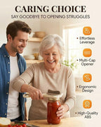 Jar Opener – 4-in-1 Adjustable Stainless Steel Secure Grip Lid Remover - Image 9