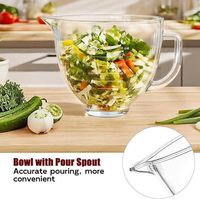 Double-layer Thickened Glass Mixer Bowl - Image 7