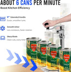 Commercial Can Opener Heavy Duty, Industrial Kitchen Tool - Image 5