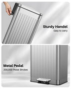 Lovewind 60 Liter/ 16 Gallon Stainless Steel Trash Can - Image 7