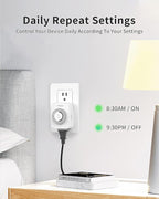 TiFFCOFiO Indoor Mechanical Outlet Timer, 3 Prong Timers - Image 4