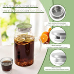 Hannadepot Glass Pitcher, 1 Gallon/3.8L Glass Water Pitcher - Image 4