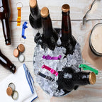100Pcs Colored Aluminum Bottle Opener Keychain, Soda Beverage Beer Bottle - Image 5