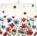 4th of July Floral Dish Drying Mat by Unknown