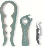 Opener | 5-in-1 Non-Slip Bottle Opener by Unknown
