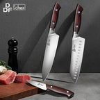 DDF iohEF Knife Set 3 Piece, Sharp Kitchen Knife Set Professional Chef Knife Set - Image 6