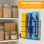 Evelots Kitchen Wrap Organizer - Image 5