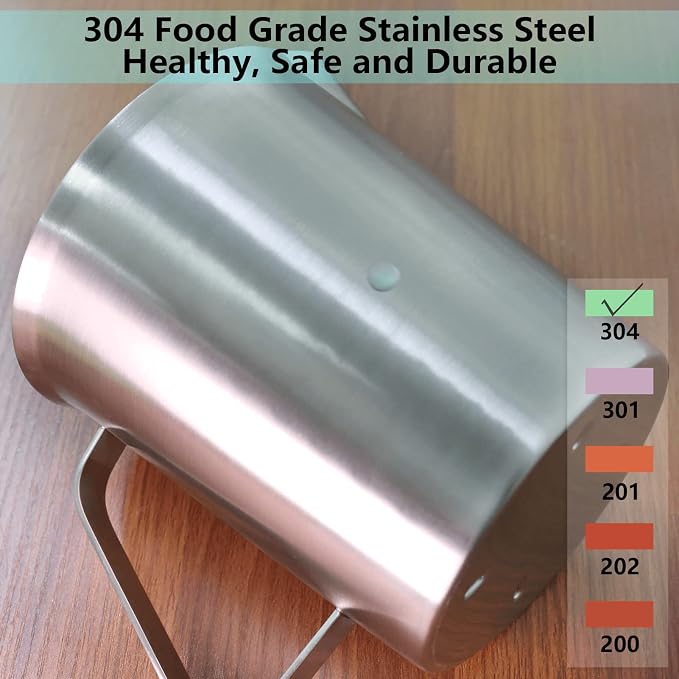 Newness Stainless Steel Measuring Cup, Metal Measuring Cup - Image 4