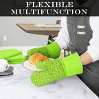 Oven Mitts and Pot Holders Sets 6pcs, Kitchen Oven Glove, High Heat Resistant - Image 5