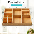 Fabsome Drawer Organizer, Small Wooden Container Tray - Image 6