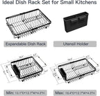 MAJALiS Expandable Stainless Steel Over The Sink Dish Drying Rack - Image 7