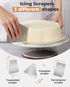 Kootek Aluminium Cake Turntable Set, Baking Tools - Image 4