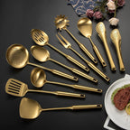 304 Stainlss Steel Matte Kitchen Utensils Set, Pasta Server - Image 7