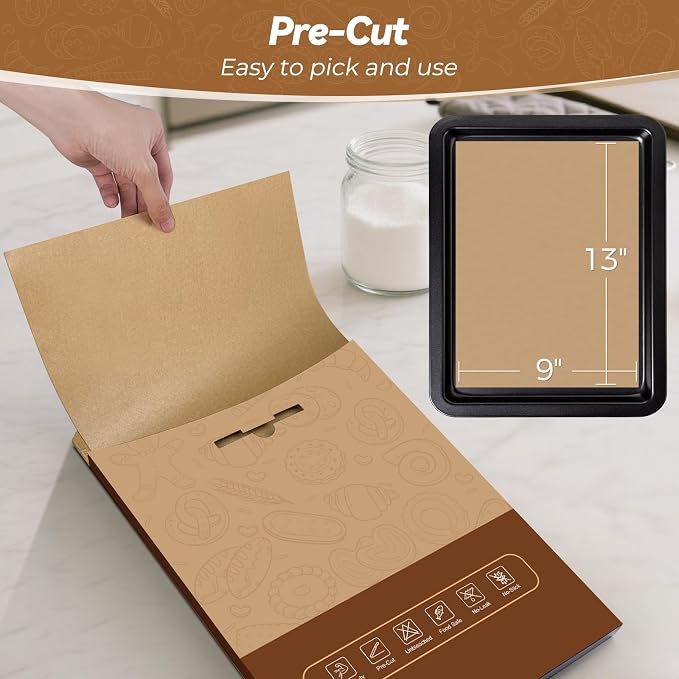 360 Count 9"x 13" Heavy Duty Parchment Paper Sheets - Image 3