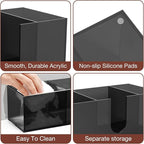 Acrylic Coffee Cup Holder for Countertop Breakroom, 3 Slots Acrylic Coffee Bar - Image 5