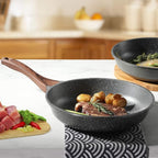 SENSARTE Nonstick Frying Pan Skillet, Swiss Granite Coating Omelette Pan - Image 2